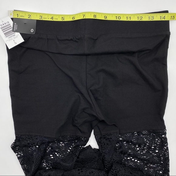 Torrid Women’s Plus Size Mesh & Floral Black Premium Legging Large 1X 2X 3X 4X - Picture 10 of 14